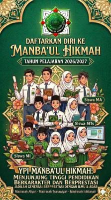 SPMB Madrasah Manba'ul Hikmah Tahun Ajaran 2026/2027